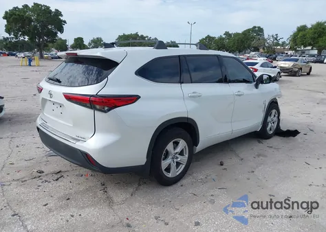 2022 Toyota Highlander Le из США, поврежденный, VIN 5TDBZRBHXNS594686